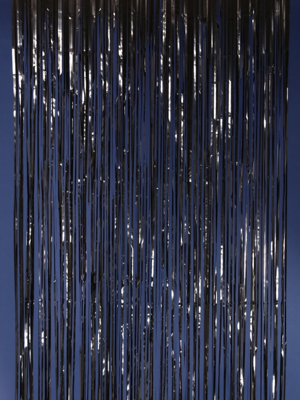 FOIL BACKDROP 40" by 10 Feet Tall Party Metallic Fringe Curtain Drapes Style